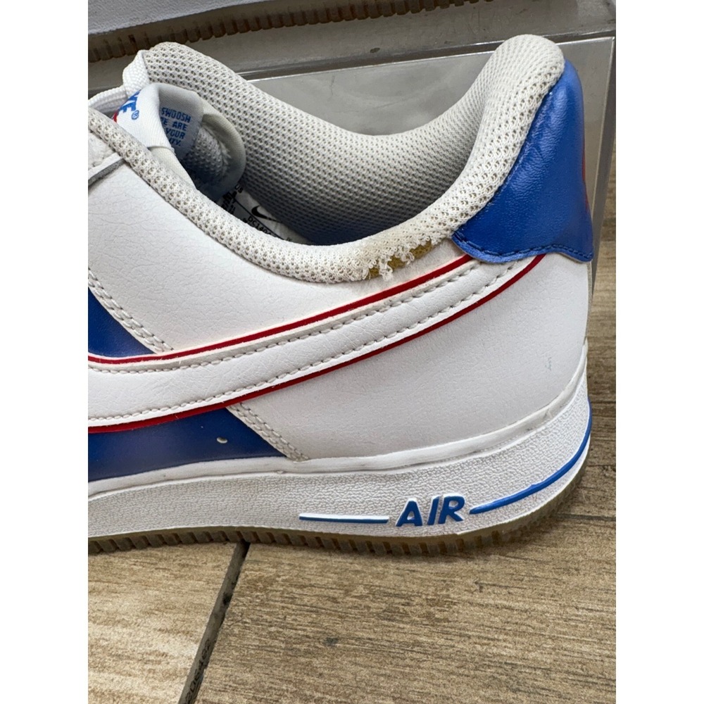 Nike Air Force 1 Low New Jersey Nets Hardwood Classics Size 8 2020 DC1404-100 - Picture 5 of 11